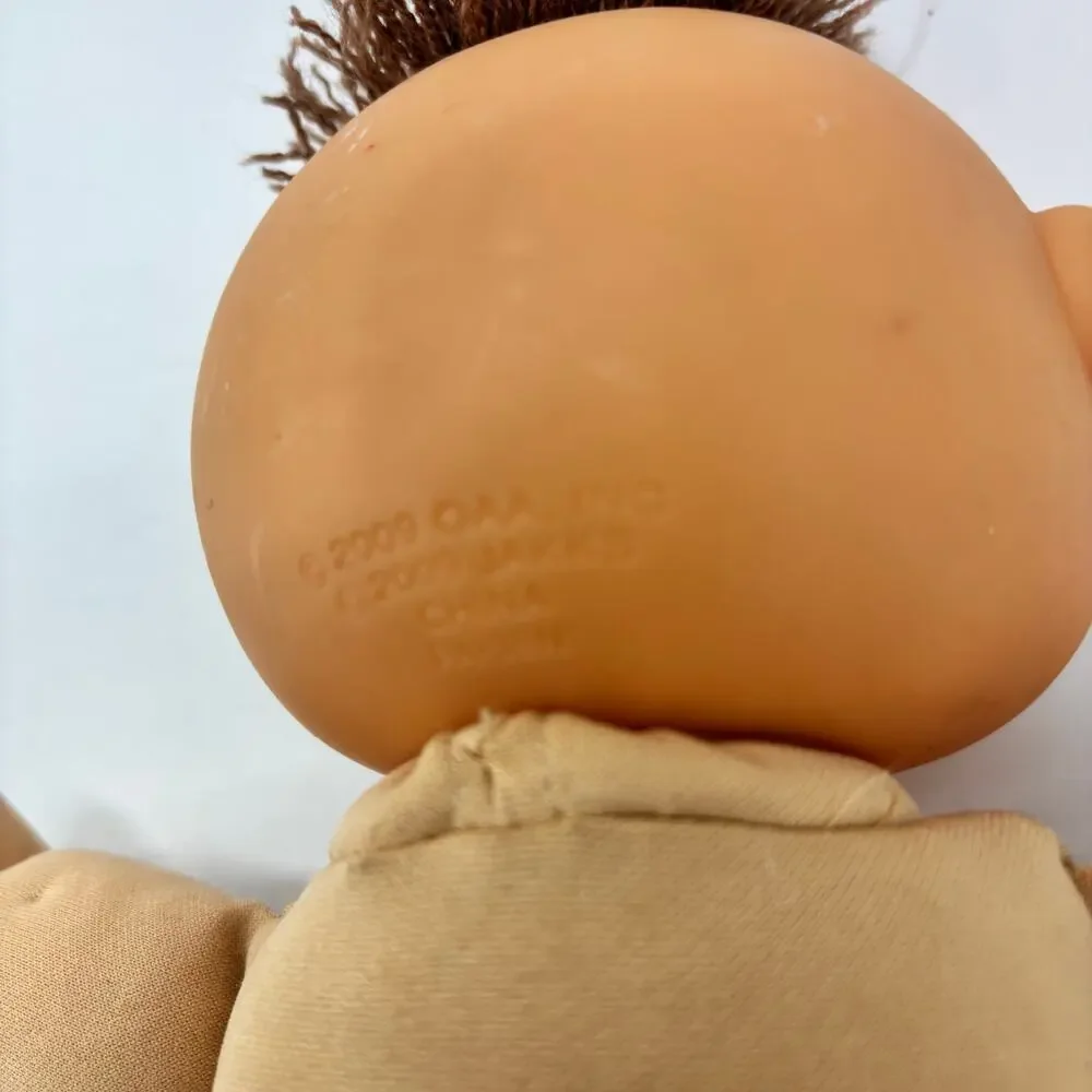 Cabbage Patch Kids CPK Baby Doll Blue Eye Brown Hair 2009